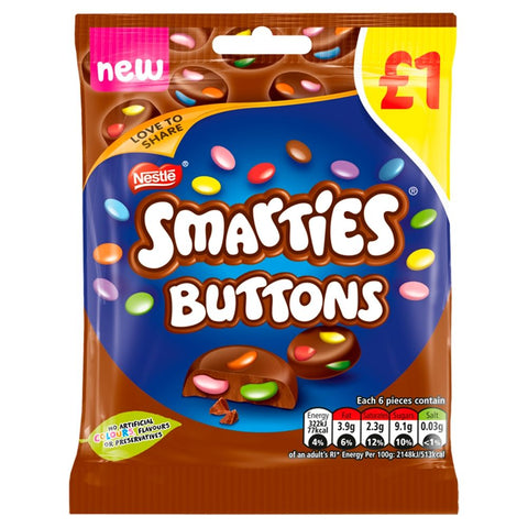 Smarties Buttons PMP £1