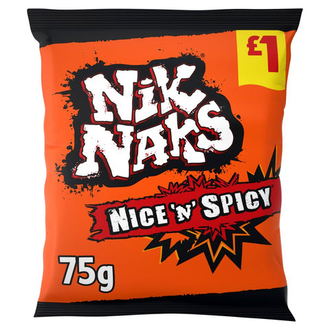 Nik Naks Nice n Spicy 75g PMP £1