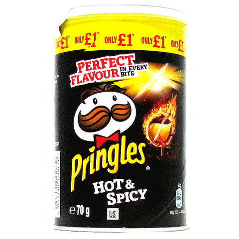 Pringles Hot & Spicy 70g PMP £1