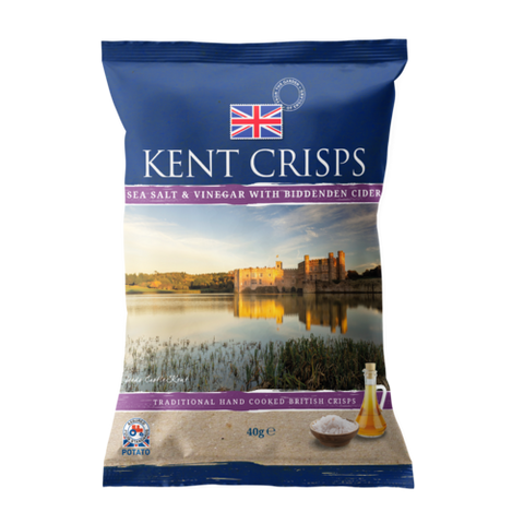 Kent Crisps Salt & Cider Vinegar 40g