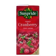 Sunpride Cranberry Juice 1Ltr