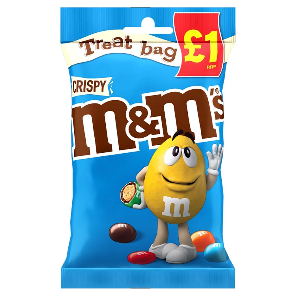 M&M Crispy Treat Bag - 77g - Pack of 1