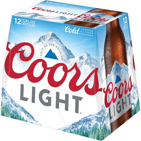Coors Light 12 x 330ml pack