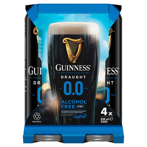 Draught Guinness Alcohol Free 4 x 440ml