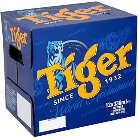 Tiger Beer 12 x 330ml pack