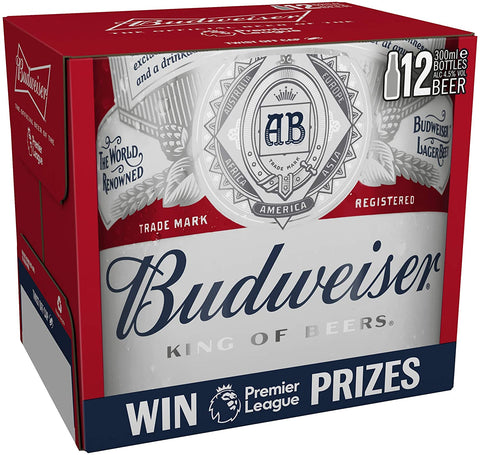 Budweiser 12 x 300ml pack