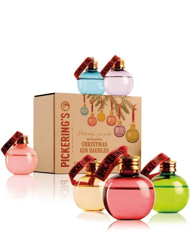 Pickerings Gin Baubles 6 x 5cl
